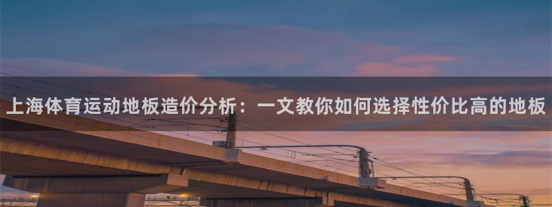 新球体育旧版本下载：上海体育运动地板造价分析：一文教你如何选择性价比高的地板
